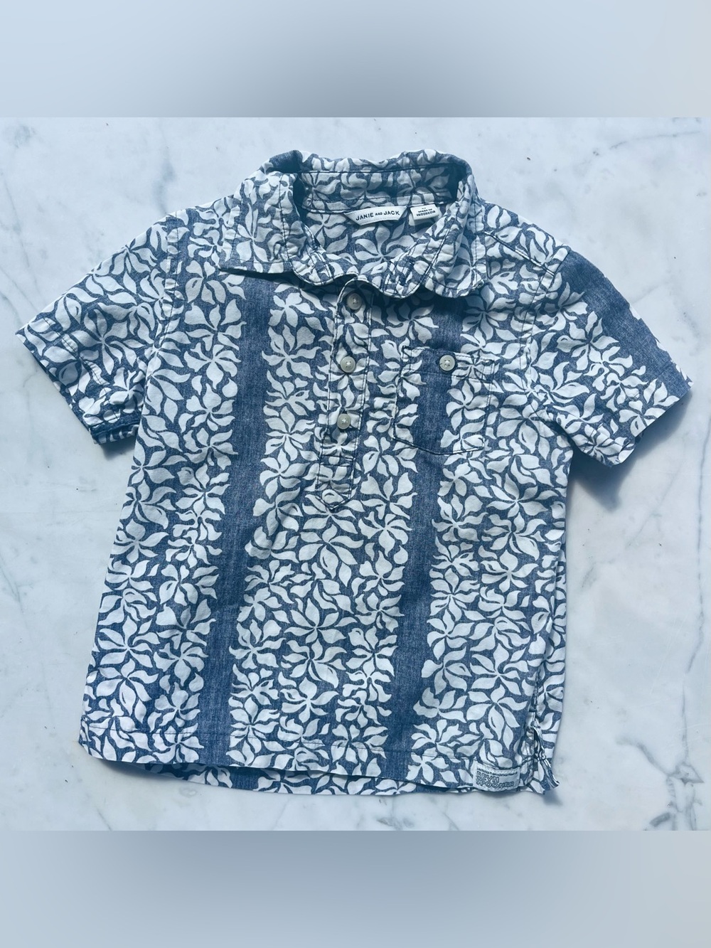 Janie & Jack Aloha Polo Shirt 2T
